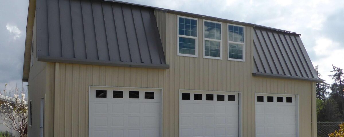 Stunning galvanized steel barndominiums in Rio Rico, Arizona, featuring modern designs and beautiful landscapes