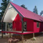 Stylish galvanized steel cabins in Corona de Tucson, Arizona, offering durable and modern living solutions