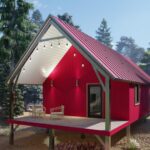 Modern galvanized steel cabins in El Mirage, Arizona, showcasing durable design and contemporary living spaces