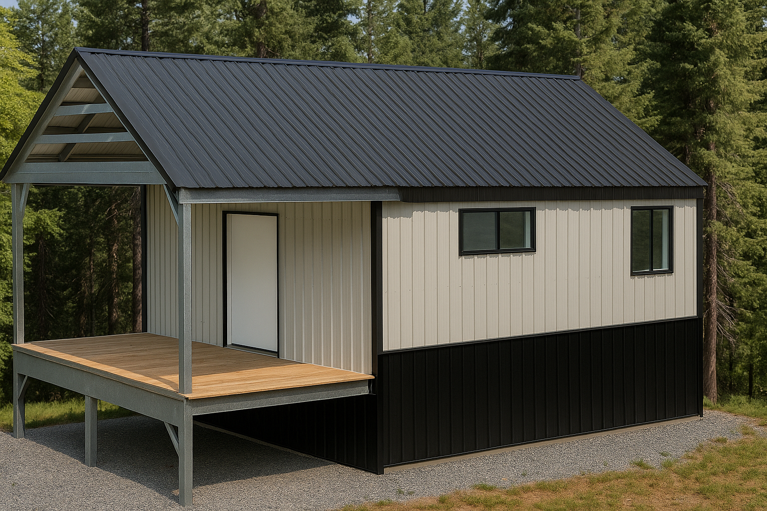 20-x-30-gable-roof-pier-cabin-kit-2